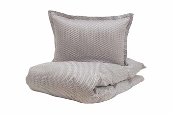 Billede af Turiform sengetøj - 140x200 cm - Forma sort - Sengesæt i 100% bomuldssatin hos Shopdyner.dk